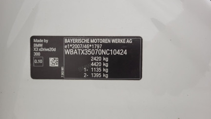 Zdjęcie przedmiotu: BMW X3 xDrive20d