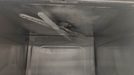 Zdjęcie przedmiotu: Stalgast 801507 universal dishwasher with steamer, detergent dispenser, discharge pump, P 4.9/3.4 kW, U 400/230 V