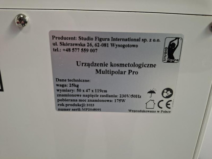 Zdjęcie przedmiotu: Косметичний пристрій STUDIO FIGURA MULTIPOLAR PRO