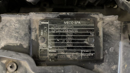 Zdjęcie przedmiotu: Iveco Daily 35C17 E5 3.5t Registration certificate seized electronically