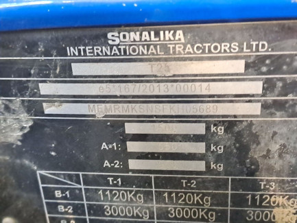 Zdjęcie przedmiotu: Agricultural tractor SOLIS 26 4WD 9x9 Declaration of loss of DR