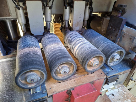 Zdjęcie przedmiotu: Strugarka dwustronna z wielopiłą  Henrik WINTER HOLZTECHNIK GmbH DSH 350